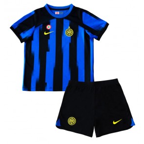 Maillot de foot Inter Milan Domicile enfant 2023-24 Manches Courte (+ pantalon court)